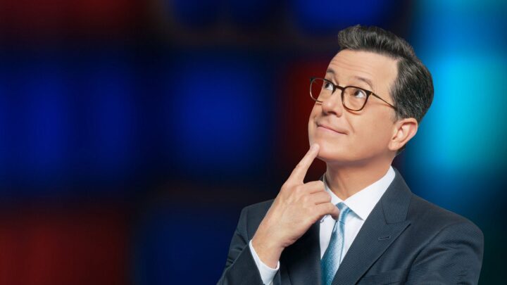 Stephen Colbert’s Late Show feasts on political fare