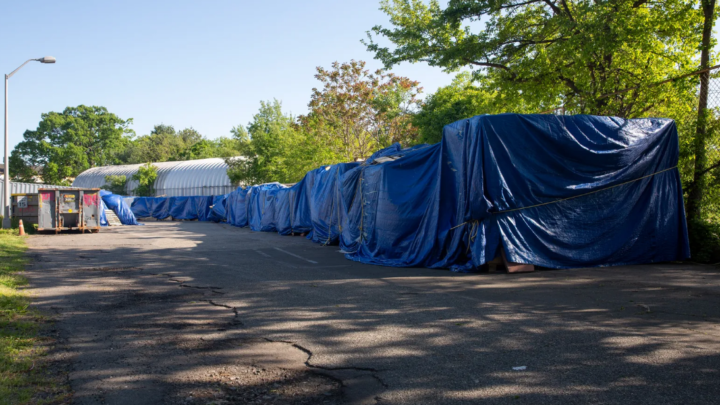 Piles of PPE Left to Rot Outside State-Run Queens Nursing Home